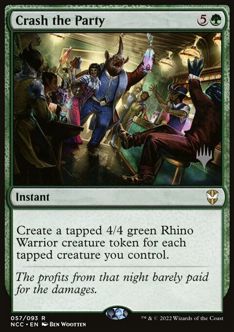 Crash the Party, New Capenna Commander Promos #57p, Magic: The Gathering card
