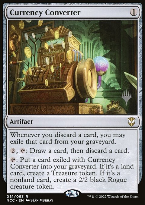 Currency Converter, New Capenna Commander Promos #81p, Magic: The Gathering card