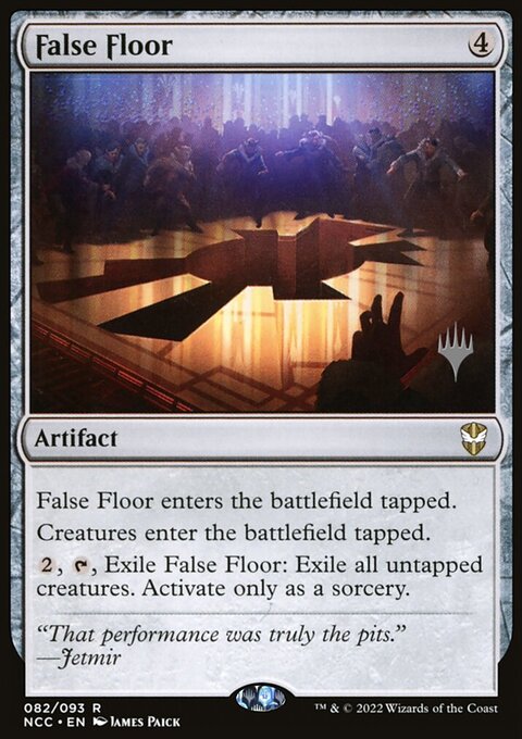 False Floor, New Capenna Commander Promos #82p, Magic: The Gathering card