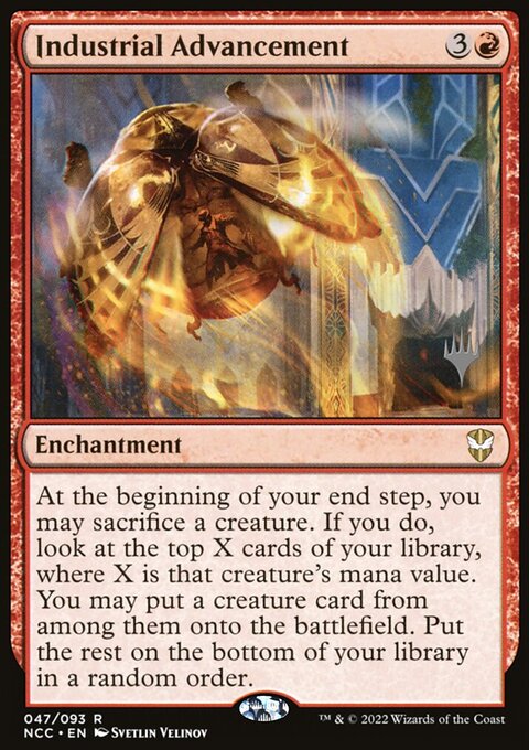 Industrial Advancement, New Capenna Commander Promos #47p, Magic: The Gathering card