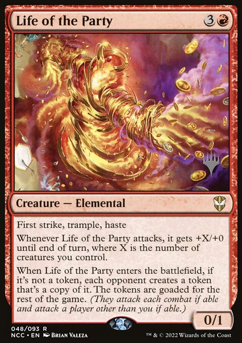 Life of the Party, New Capenna Commander Promos #48p, Magic: The Gathering card