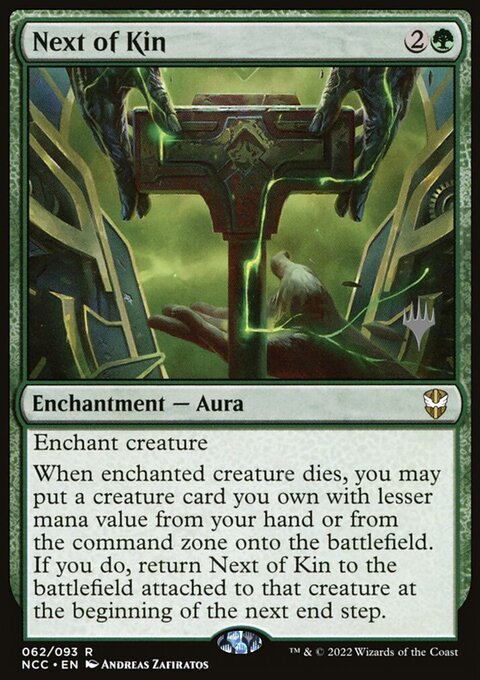 Next of Kin, New Capenna Commander Promos #62p, Magic: The Gathering card