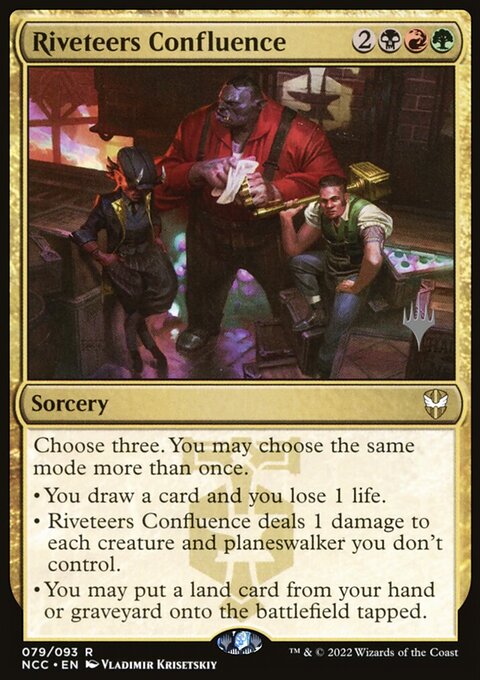 Riveteers Confluence, New Capenna Commander Promos #79p, Magic: The Gathering card