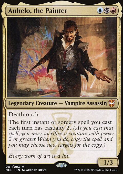 Anhelo, the Painter, New Capenna Commander #1, Magic: The Gathering card