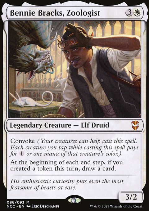 Bennie Bracks, Zoologist, New Capenna Commander #86, Magic: The Gathering card