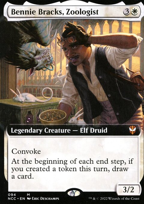 Bennie Bracks, Zoologist, New Capenna Commander #94, Magic: The Gathering card
