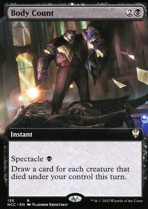 Body Count, New Capenna Commander #135, Magic: The Gathering card