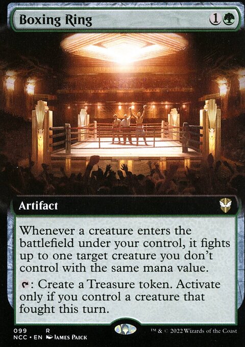 Boxing Ring, New Capenna Commander #99, Magic: The Gathering card