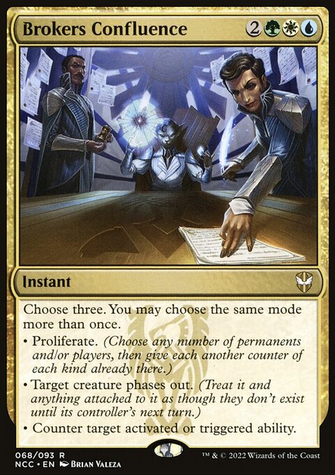 Brokers Confluence, New Capenna Commander #68, Magic: The Gathering card