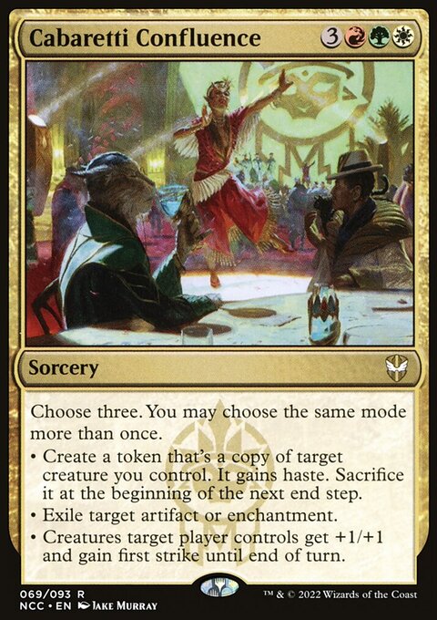 Cabaretti Confluence, New Capenna Commander #69, Magic: The Gathering card