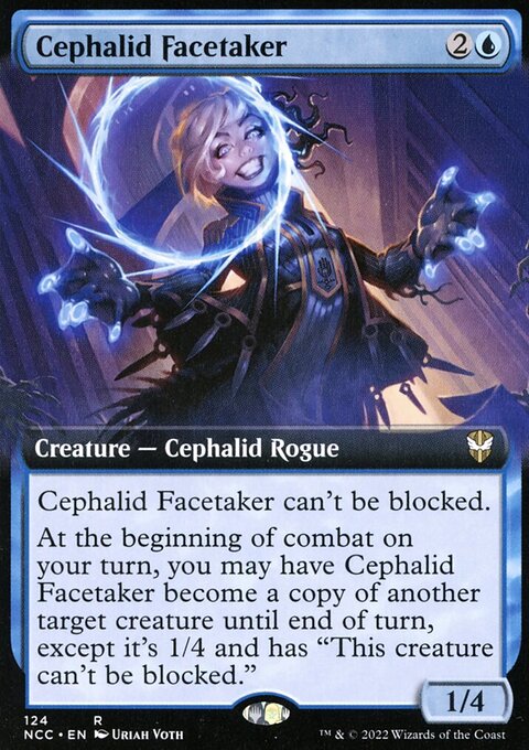 Cephalid Facetaker, New Capenna Commander #124, Magic: The Gathering card