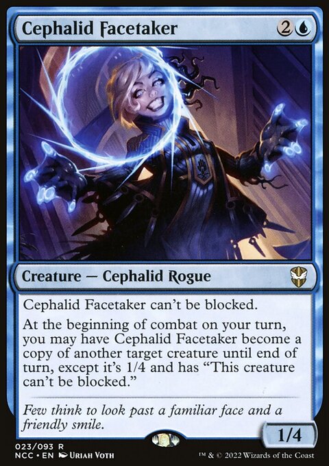 Cephalid Facetaker, New Capenna Commander #23, Magic: The Gathering card