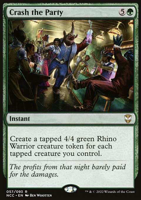 Crash the Party, New Capenna Commander #57, Magic: The Gathering card