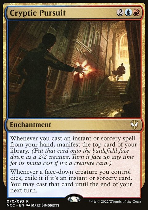 Cryptic Pursuit, New Capenna Commander #70, Magic: The Gathering card