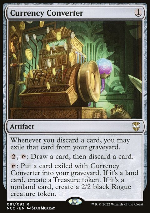 Currency Converter, New Capenna Commander #81, Magic: The Gathering card