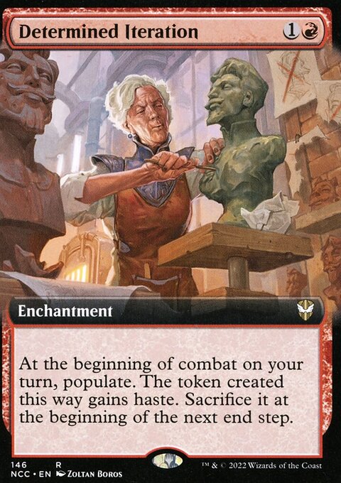 Determined Iteration, New Capenna Commander #146, Magic: The Gathering card