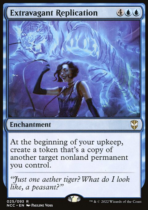 Extravagant Replication, New Capenna Commander #25, Magic: The Gathering card