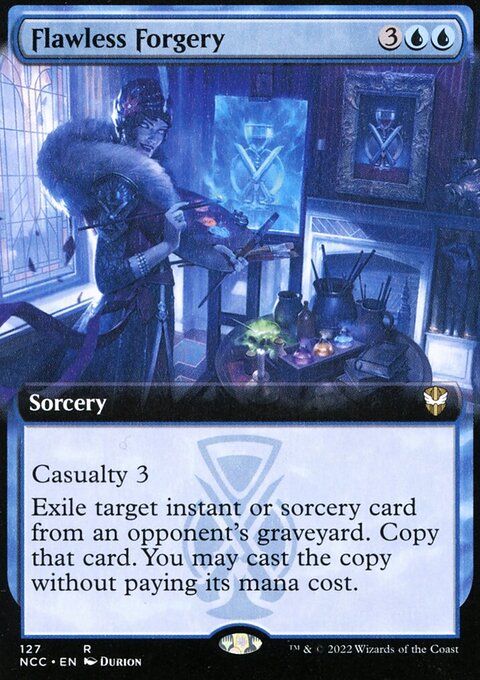 Flawless Forgery, New Capenna Commander #127, Magic: The Gathering card