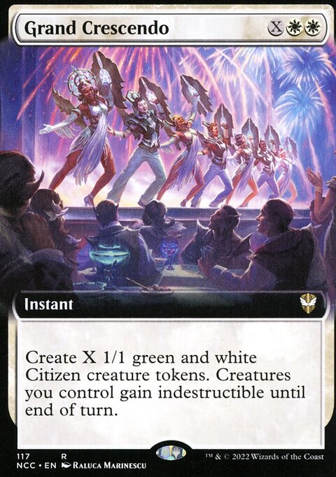 Grand Crescendo, New Capenna Commander #117, Magic: The Gathering card