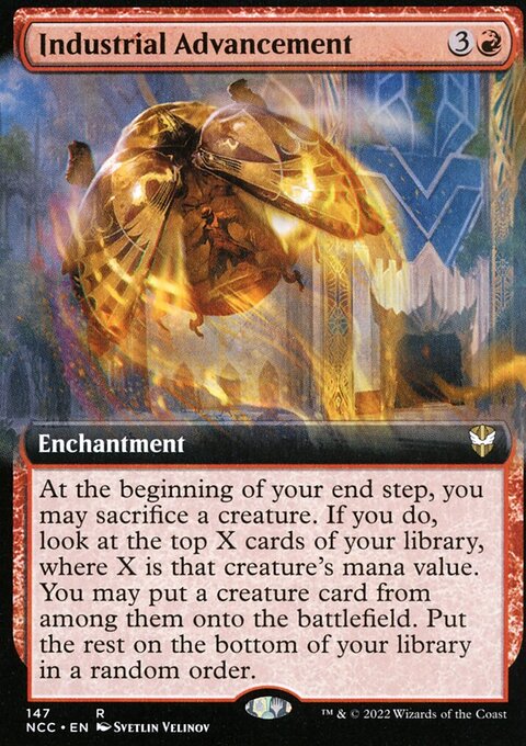 Industrial Advancement, New Capenna Commander #147, Magic: The Gathering card