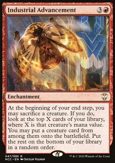 Industrial Advancement, New Capenna Commander #47, Magic: The Gathering card