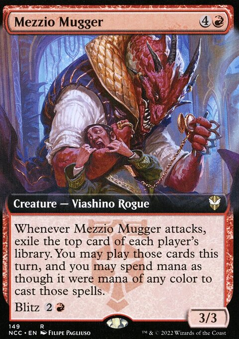 Mezzio Mugger, New Capenna Commander #149, Magic: The Gathering card