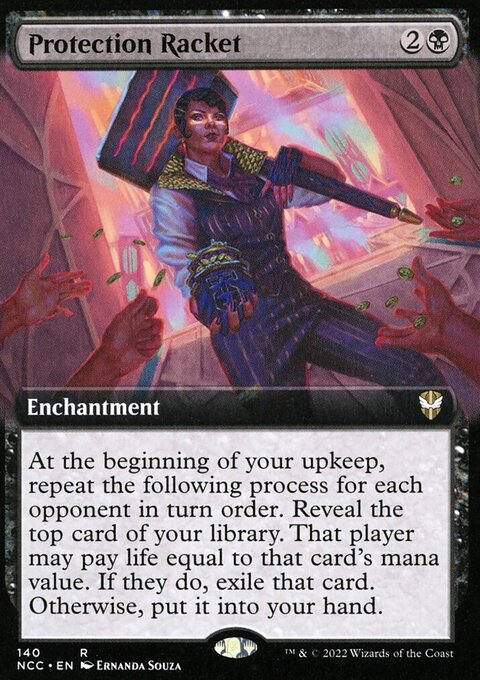 Protection Racket, New Capenna Commander #140, Magic: The Gathering card