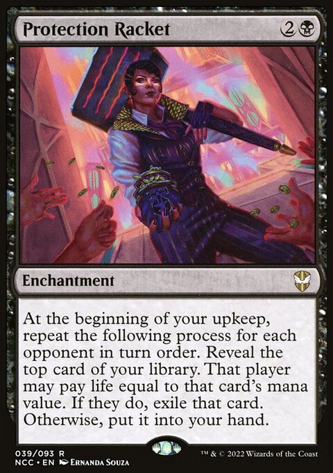 Protection Racket, New Capenna Commander #39, Magic: The Gathering card