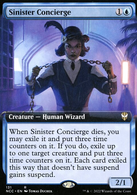 Sinister Concierge, New Capenna Commander #131, Magic: The Gathering card