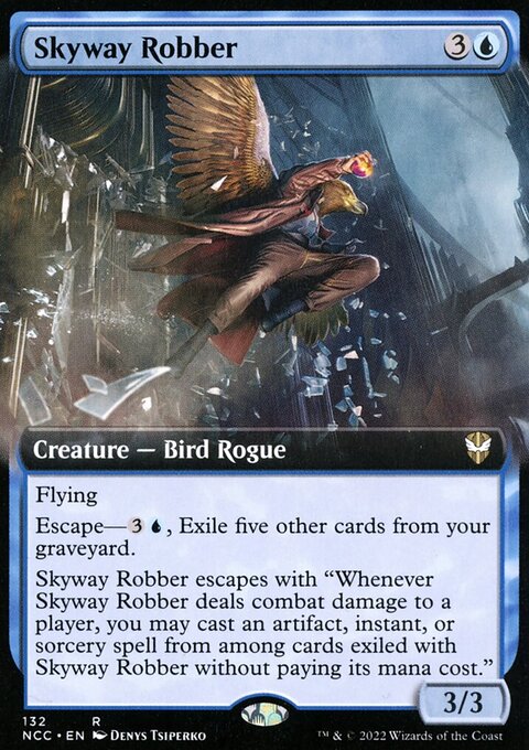 Skyway Robber, New Capenna Commander #132, Magic: The Gathering card