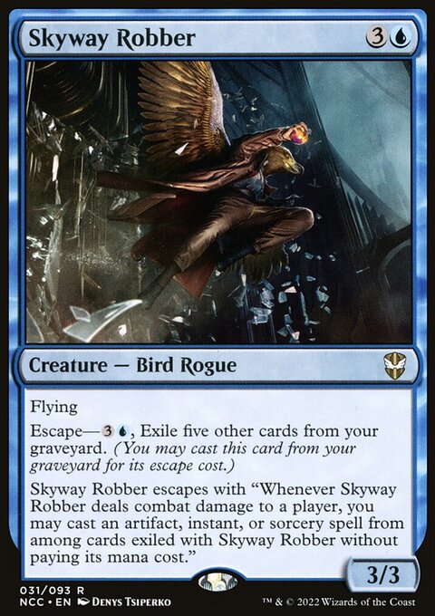 Skyway Robber, New Capenna Commander #31, Magic: The Gathering card