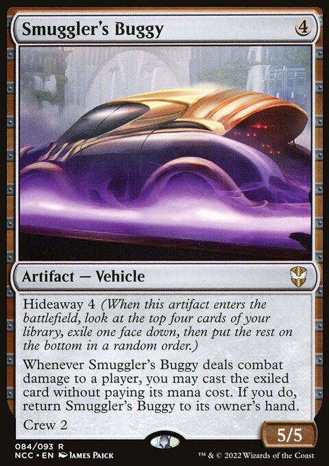 Smuggler's Buggy, New Capenna Commander #84, Magic: The Gathering card