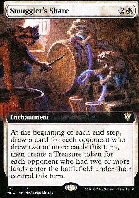 Smuggler's Share, New Capenna Commander #122, Magic: The Gathering card