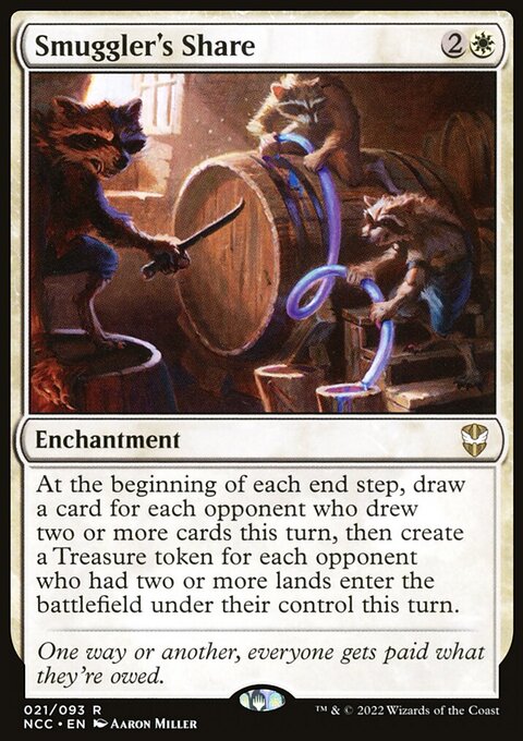 Smuggler's Share, New Capenna Commander #21, Magic: The Gathering card