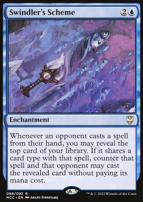 Swindler's Scheme, New Capenna Commander #88, Magic: The Gathering card