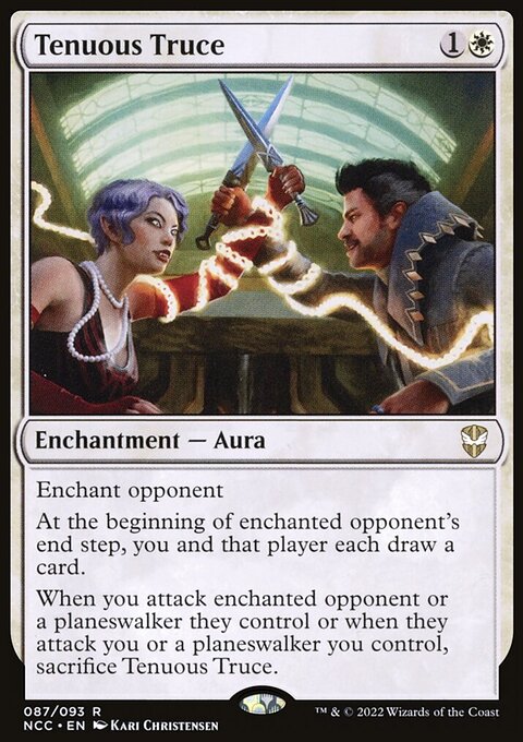 Tenuous Truce, New Capenna Commander #87, Magic: The Gathering card