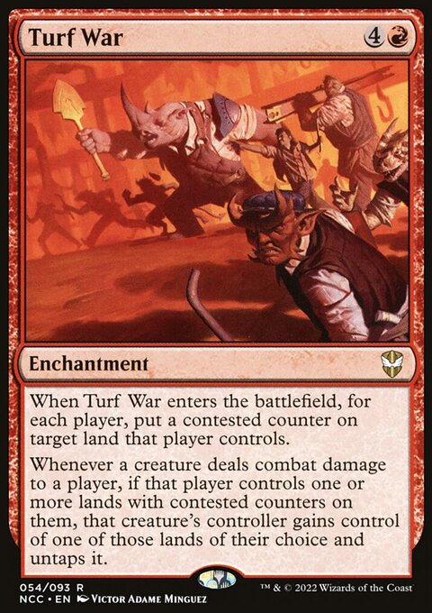 Turf War, New Capenna Commander #54, Magic: The Gathering card