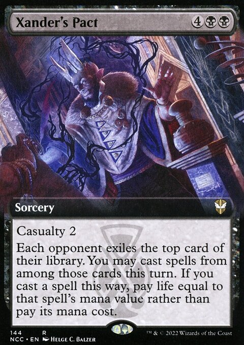 Xander's Pact, New Capenna Commander #144, Magic: The Gathering card