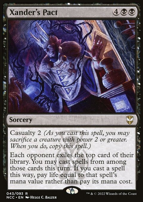 Xander's Pact, New Capenna Commander #43, Magic: The Gathering card
