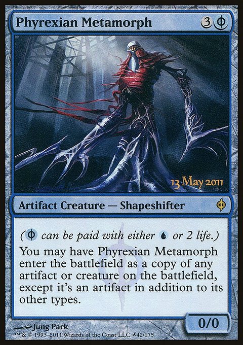 Phyrexian Metamorph, New Phyrexia Promos #42★, Magic: The Gathering card