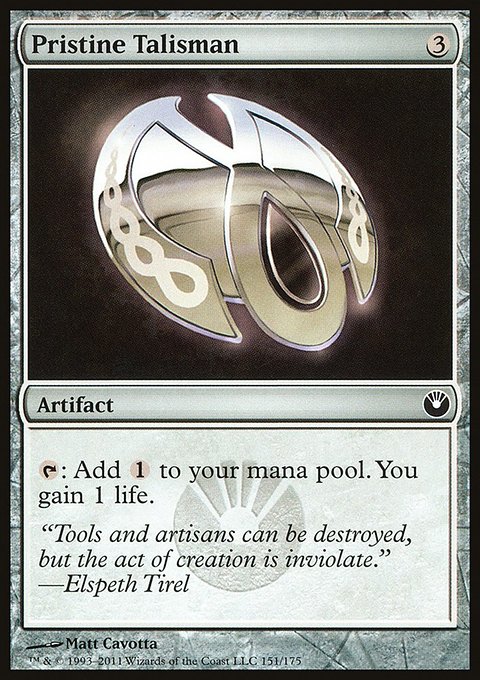 Pristine Talisman, New Phyrexia Promos #151, Magic: The Gathering card