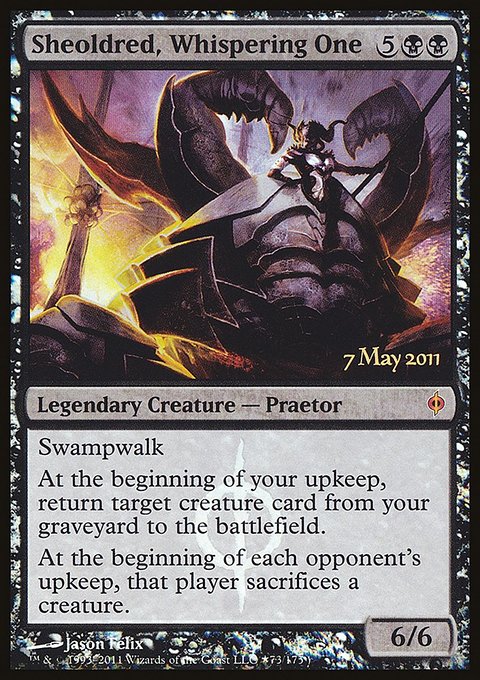 Sheoldred, Whispering One, New Phyrexia Promos #73★, Magic: The Gathering card