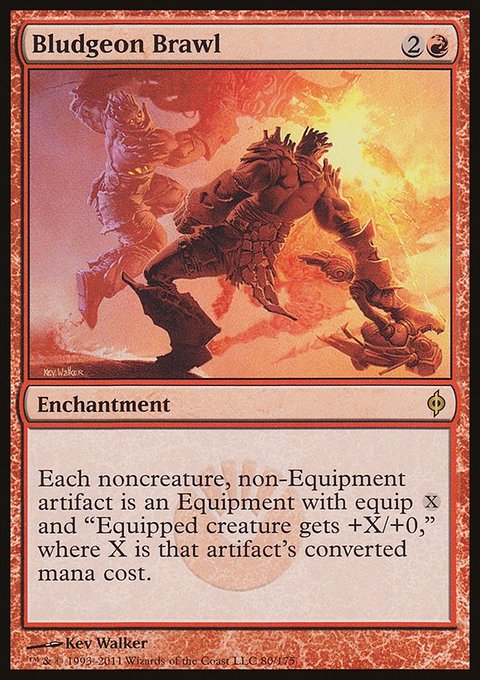 Bludgeon Brawl, New Phyrexia #80, Magic: The Gathering card