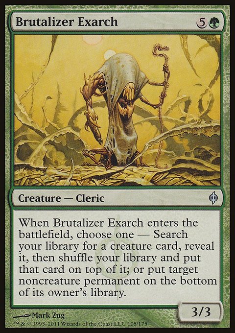 Brutalizer Exarch, New Phyrexia #105, Magic: The Gathering card