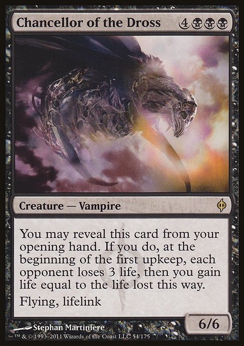 Chancellor of the Dross, New Phyrexia #54, Magic: The Gathering card