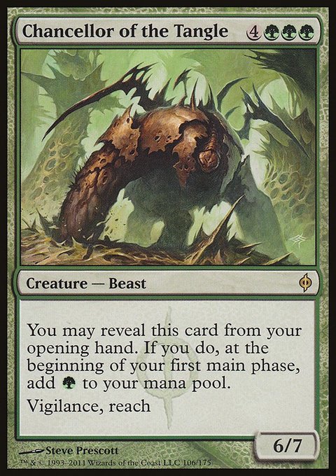 Chancellor of the Tangle, New Phyrexia #106, Magic: The Gathering card