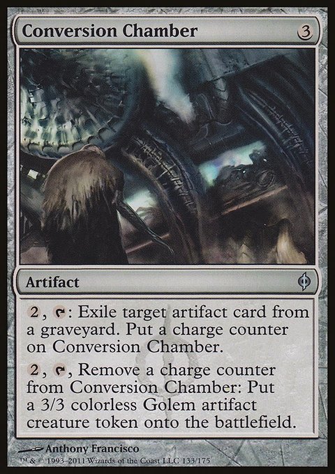 Conversion Chamber, New Phyrexia #133, Magic: The Gathering card