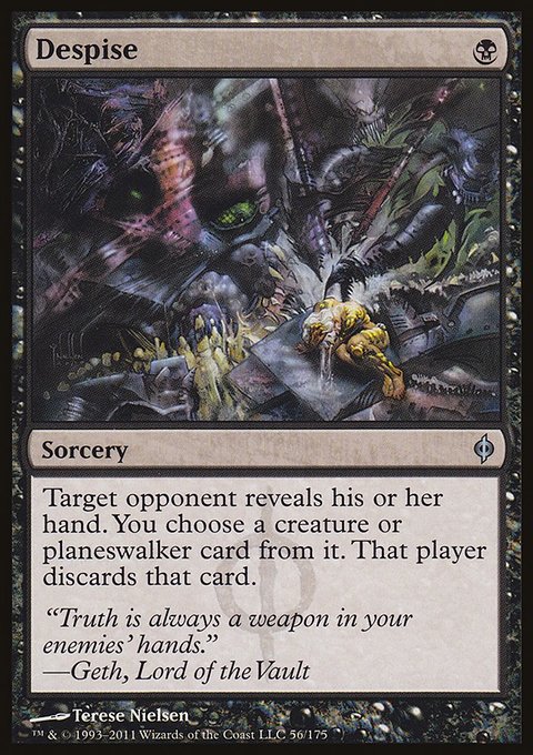 Despise, New Phyrexia #56, Magic: The Gathering card