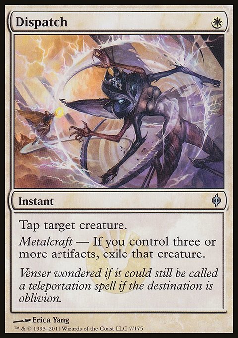 Dispatch, New Phyrexia #7, Magic: The Gathering card