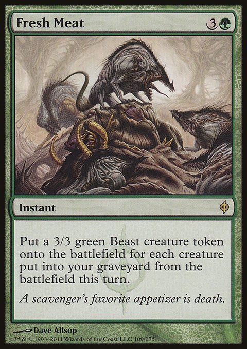 Fresh Meat, New Phyrexia #109, Magic: The Gathering card